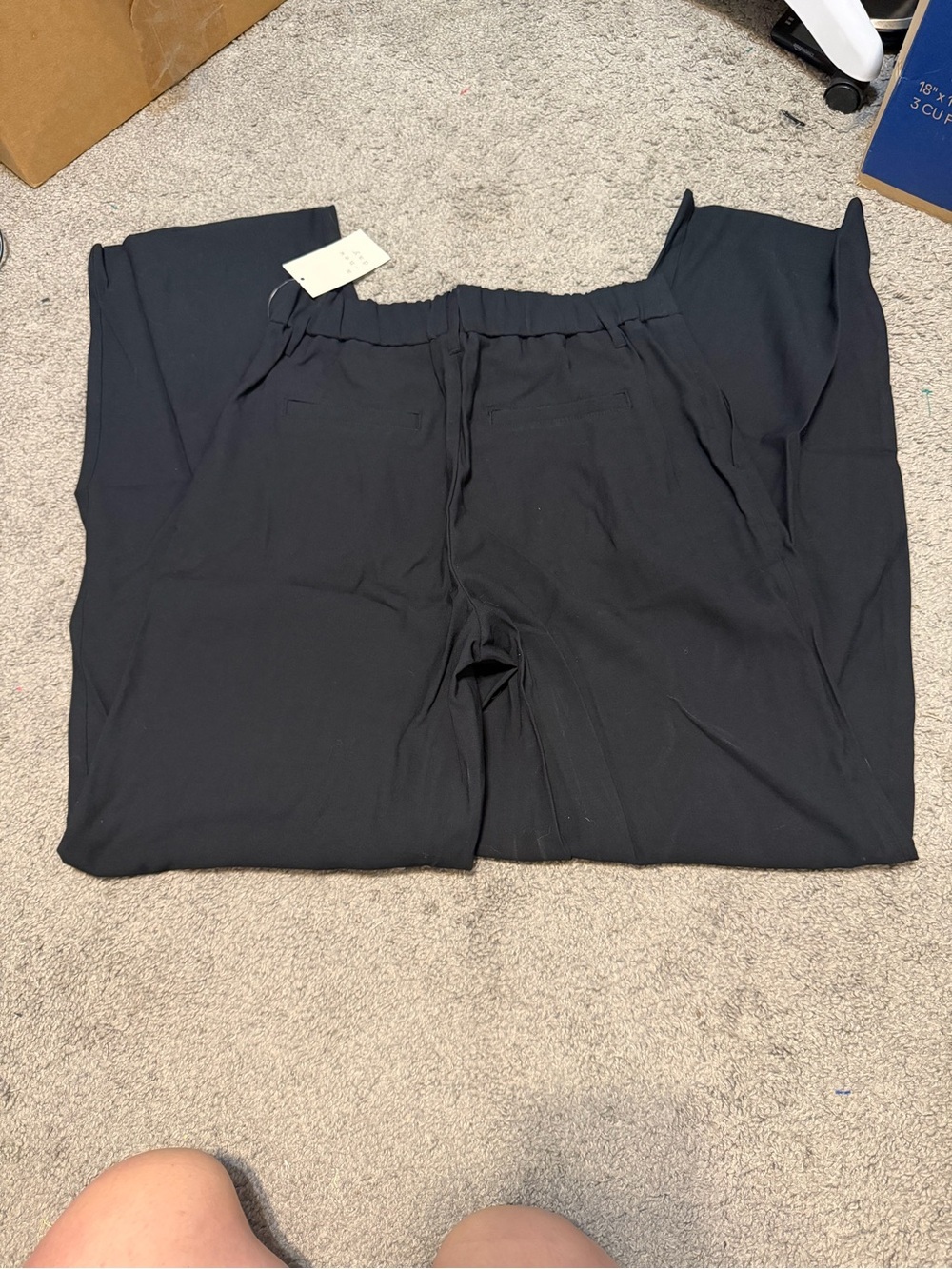 a new day Black Pleated Women's Trousers - Picture 2 of 3